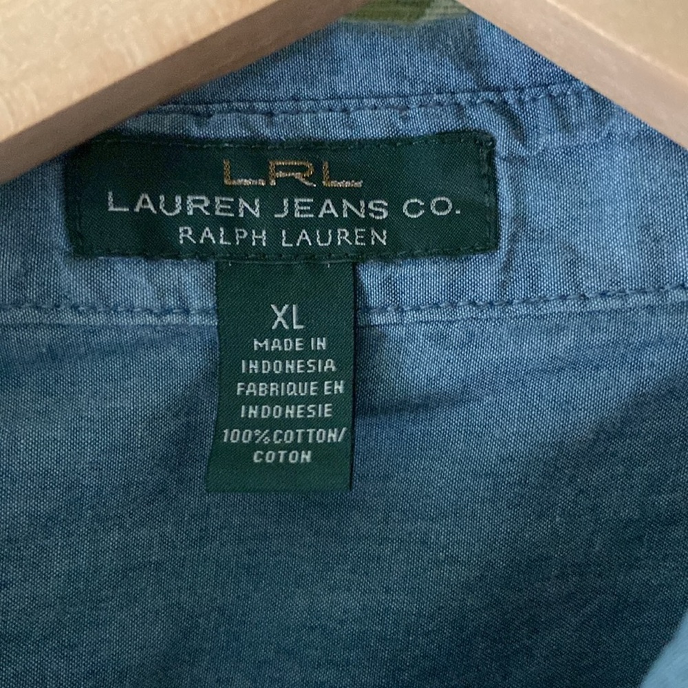 Ralph Lauren lightweight cotton button down XL